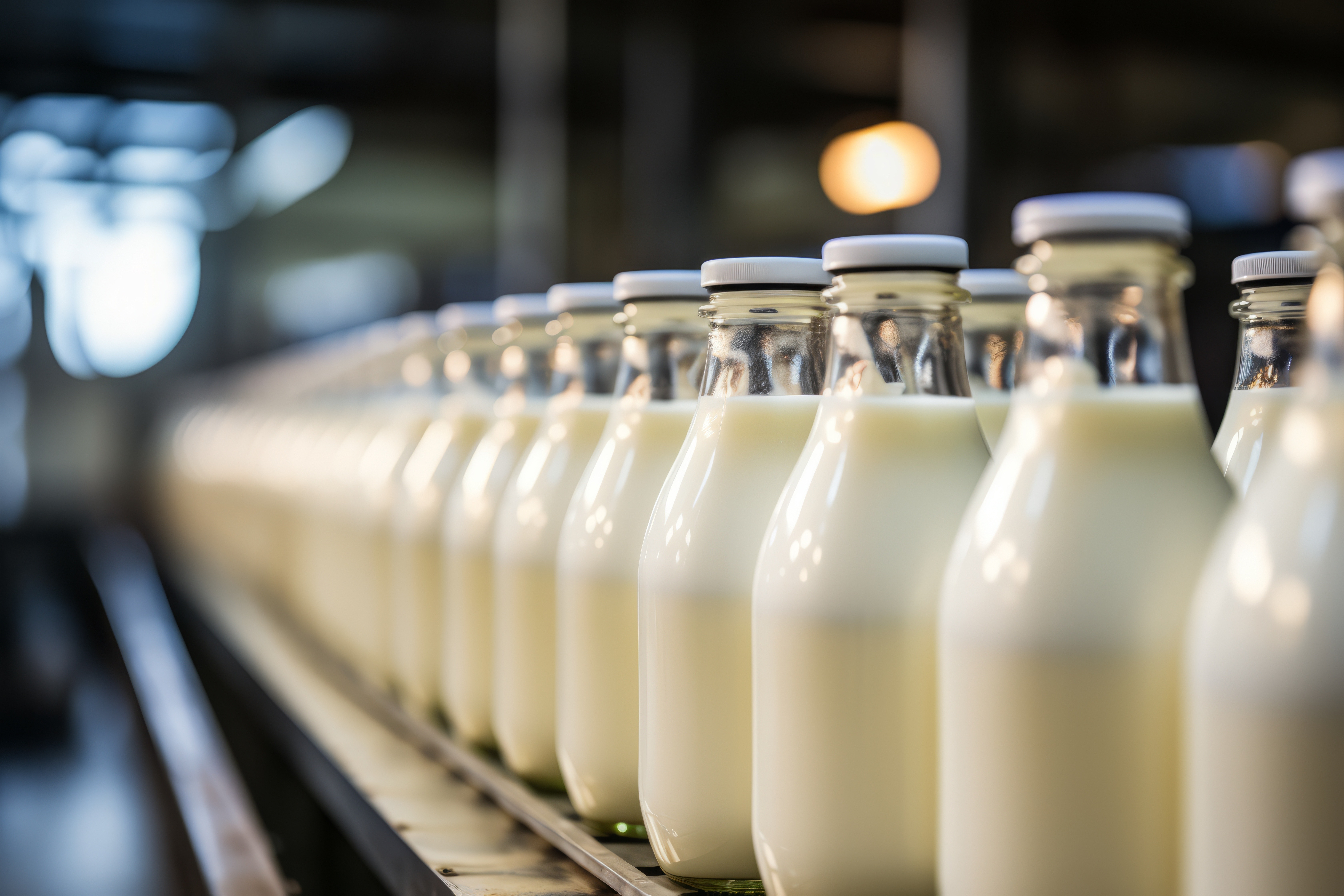 Dairy factory utilizing no-code AI for consistent quality